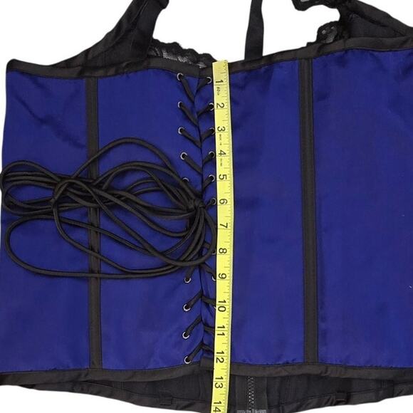 TORRID Cobalt‎ Blue Corset Top SZ 40 EUC - Picture 12 of 12